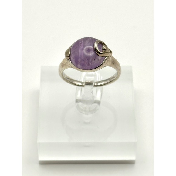 Lavender Amethyst Sterling Silver Ring Size 9.25 - Picture 2 of 9
